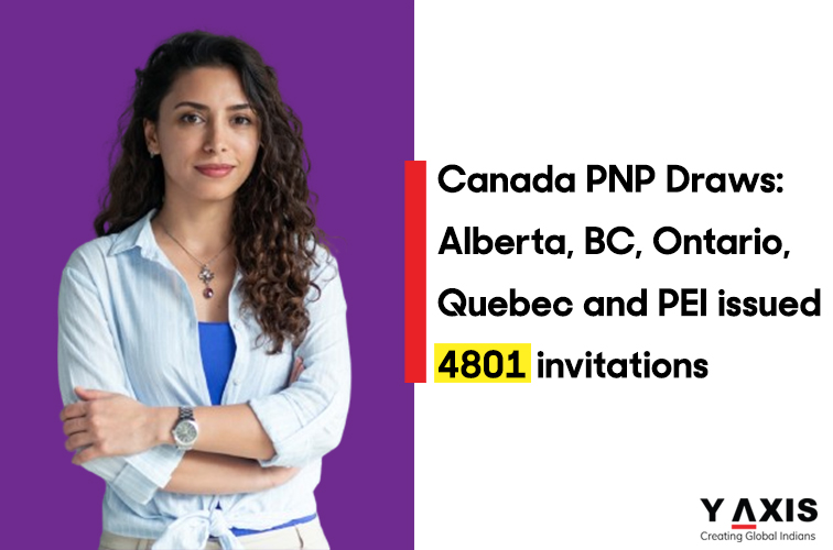 Alberta, BC, Ontario, Quebec, and PEI issued 5181 invitations in the recent PNP Draws!