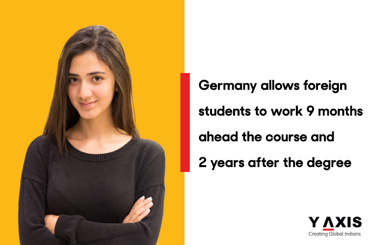Student visa holders can work in Germany after 9 months of starting their studies!