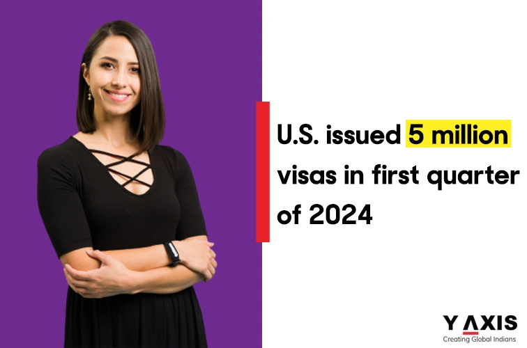 The U.S. Department of State issued 5 million visas in First Half of FY 2024!